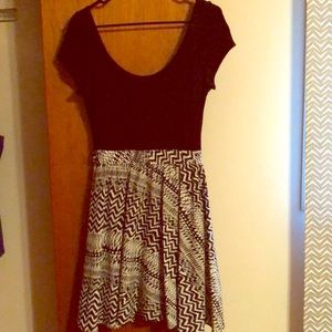 Black/White Cocktail Dress